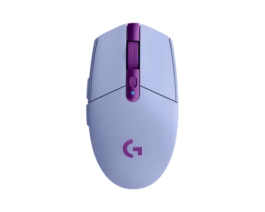 Mouse Logitech G305 Lightspeed visto de frente